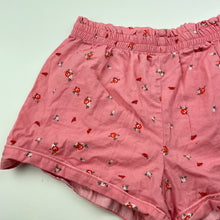 Load image into Gallery viewer, Girls Mango, floral cotton pyjama shorts, elasticated, GUC, size 8,  