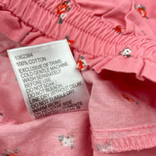 Load image into Gallery viewer, Girls Mango, floral cotton pyjama shorts, elasticated, GUC, size 8,  