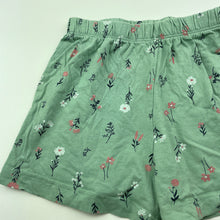 Load image into Gallery viewer, Girls Anko, floral cotton pyjama shorts, elasticated, GUC, size 6,  