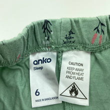 Load image into Gallery viewer, Girls Anko, floral cotton pyjama shorts, elasticated, GUC, size 6,  