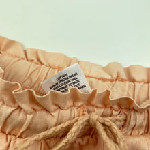 Load image into Gallery viewer, Girls Target, orange organic cotton shorts, elasticated, EUC, size 7,  