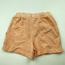 Load image into Gallery viewer, Girls Target, orange organic cotton shorts, elasticated, EUC, size 7,  