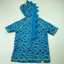 Load image into Gallery viewer, Boys Tilt, novelty hooded rashie / swim top, EUC, size 3,  