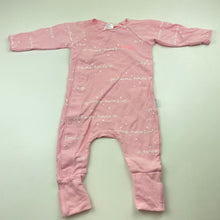 Load image into Gallery viewer, Girls Bonds, stretchy cozysuit coverall / romper, EUC, size 000,  