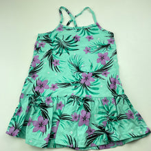 Load image into Gallery viewer, Girls Mango, floral cotton summer dress, EUC, size 3, L: 51cm