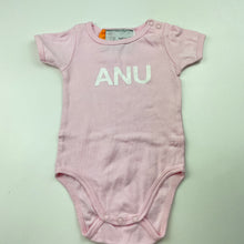 Load image into Gallery viewer, Girls Aust National University, cotton bodysuit / romper, GUC, size 00,  