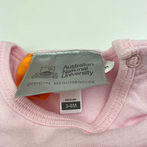 Girls Aust National University, cotton bodysuit / romper, GUC, size 00,  