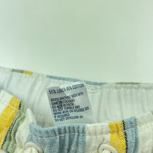 Load image into Gallery viewer, Boys Anko, striped linen / cotton shorts, elasticated, EUC, size 3,  
