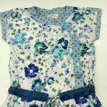 Load image into Gallery viewer, Girls KENZO Kids, lightweight floral cotton playsuit, GUC, size 8,  