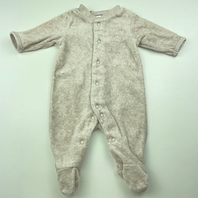 unisex Dymples, velour coverall / romper, EUC, size 0000,  