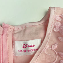 Load image into Gallery viewer, Girls Disney, lined lightweight embroidered dress, FUC, size 3, L: 50cm