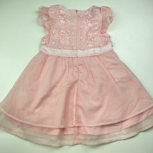 Load image into Gallery viewer, Girls Disney, lined lightweight embroidered dress, FUC, size 3, L: 50cm