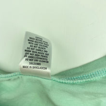 Load image into Gallery viewer, Girls Target, green cotton t-shirt / top, mark on neck, FUC, size 7,  