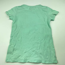 Load image into Gallery viewer, Girls Target, green cotton t-shirt / top, mark on neck, FUC, size 7,  