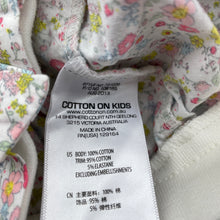 Load image into Gallery viewer, Girls Cotton On, lightweight floral cotton shorts, elasticated, EUC, size 00,  