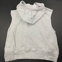 Load image into Gallery viewer, Girls Seed, grey cotton sleeveless hoodie top, GUC, size 10,  
