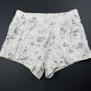 Girls Anko, floral cotton pyjama shorts, GUC, size 7,  