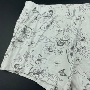 Girls Anko, floral cotton pyjama shorts, GUC, size 7,  