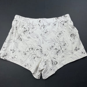 Girls Anko, floral cotton pyjama shorts, GUC, size 7,  