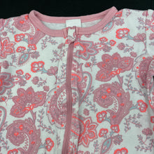 Load image into Gallery viewer, Girls Baby Berry, cotton zip coverall / romper, FUC, size 0,  