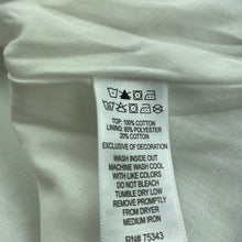 Load image into Gallery viewer, Girls Cynthia Rowley, lined embroidered lace trim cotton top, EUC, size 1-2,  