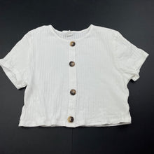 Load image into Gallery viewer, Girls SHEIN, ribbed stretchy cropped top, FUC, size 10,  