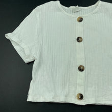 Load image into Gallery viewer, Girls SHEIN, ribbed stretchy cropped top, FUC, size 10,  