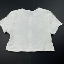 Load image into Gallery viewer, Girls SHEIN, ribbed stretchy cropped top, FUC, size 10,  