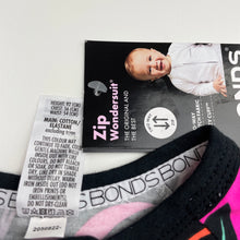Load image into Gallery viewer, unisex Bonds, colourful zip wondersuit / zippy / romper, NEW, size 2,  