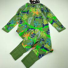 Load image into Gallery viewer, unisex Bonds, zip wondersuit / zippy / romper, panthers, NEW, size 1,  