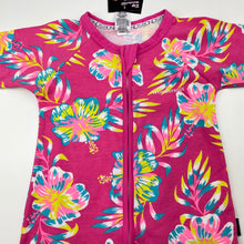 Load image into Gallery viewer, Girls Bonds, floral zip wondersuit / zippy / romper, NEW, size 2,  