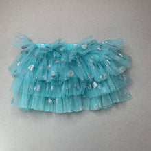 Load image into Gallery viewer, Girls Designer Kidz, cotton lined tulle party skirt, elasticated, GUC, size 0,  