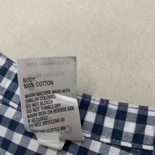 Load image into Gallery viewer, Boys Anko, checked cotton collarless shirt, FUC, size 1,  