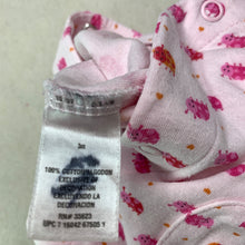 Load image into Gallery viewer, Girls Carter&#39;s, pink cotton coverall / romper, FUC, size 3 months,  