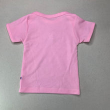 Load image into Gallery viewer, Girls pink, lightweight embroidered top, dog, no labels, armpit to armpit: 23cm, EUC, size 6 months,  