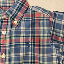 Load image into Gallery viewer, Boys Ralph Lauren, checked cotton long sleeve shirt, EUC, size 0,  