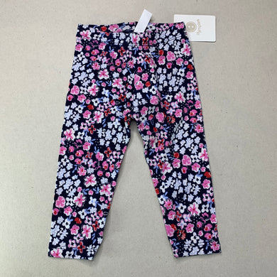 Girls Dymples, floral leggings / bottoms, NEW, size 00,  