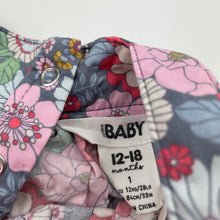 Load image into Gallery viewer, Girls Cotton On, floral lightweight cotton summer dress, GUC, size 1, L: 43cm