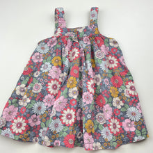 Load image into Gallery viewer, Girls Cotton On, floral lightweight cotton summer dress, GUC, size 1, L: 43cm