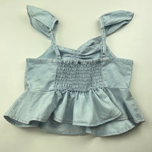 Load image into Gallery viewer, Girls Bardot Junior, blue summer top, FUC, size 5,  