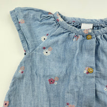 Load image into Gallery viewer, Girls Target, floral cotton/linen top, FUC, size 2,  