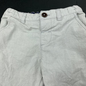 Boys Dymples, lightweight cotton chino pants, adjustable, Inside leg: 25cm, GUC, size 1,  