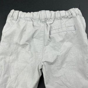 Boys Dymples, lightweight cotton chino pants, adjustable, Inside leg: 25cm, GUC, size 1,  
