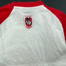 Load image into Gallery viewer, unisex NRL Supporter, St George Dragons cotton top, GUC, size 00,  