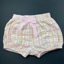 Load image into Gallery viewer, Girls Anko, lightweight cotton shorts, elasticated, FUC, size 0,  
