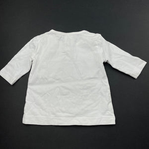 unisex Tiny Little Wonders, cotton long sleeve top, GUC, size 0000,  