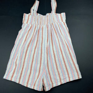 Girls Cotton On, striped summer playsuit, FUC, size 9,  