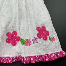 Load image into Gallery viewer, Girls It&#39;s Jumbo Time, lined lightweight cotton summer dress, FUC, size 00, L: 41cm