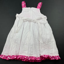 Load image into Gallery viewer, Girls It&#39;s Jumbo Time, lined lightweight cotton summer dress, FUC, size 00, L: 41cm