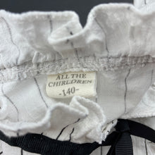 Load image into Gallery viewer, Girls ALL THE CHIRLDREN, black &amp; white stripe blouse / top, armpit to armpit: 30.5cm, FUC, size 5-6,  